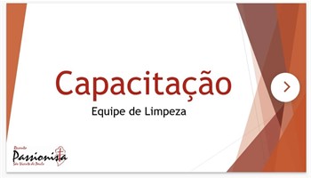 Capacita��o - Equipe de Limpeza - 