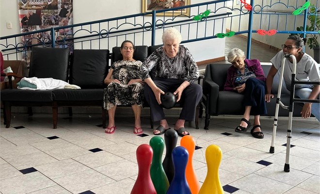 Dia de boliche no Recanto