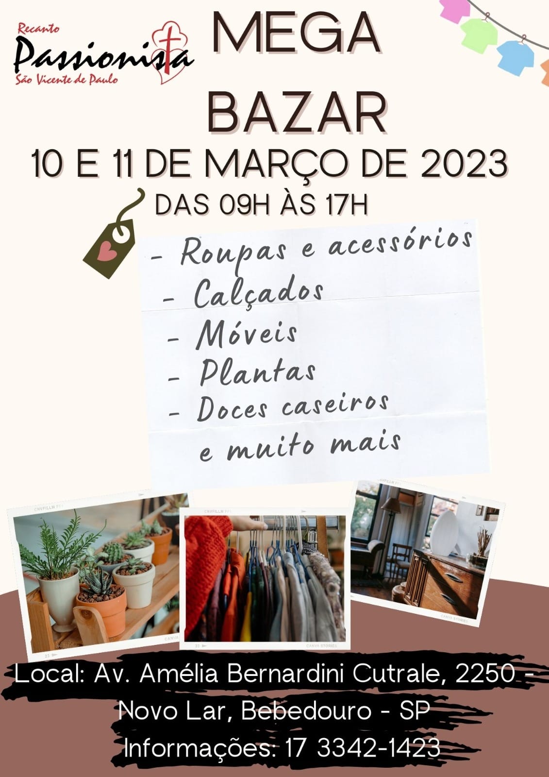 Mega Bazar - 10 a 11/03 