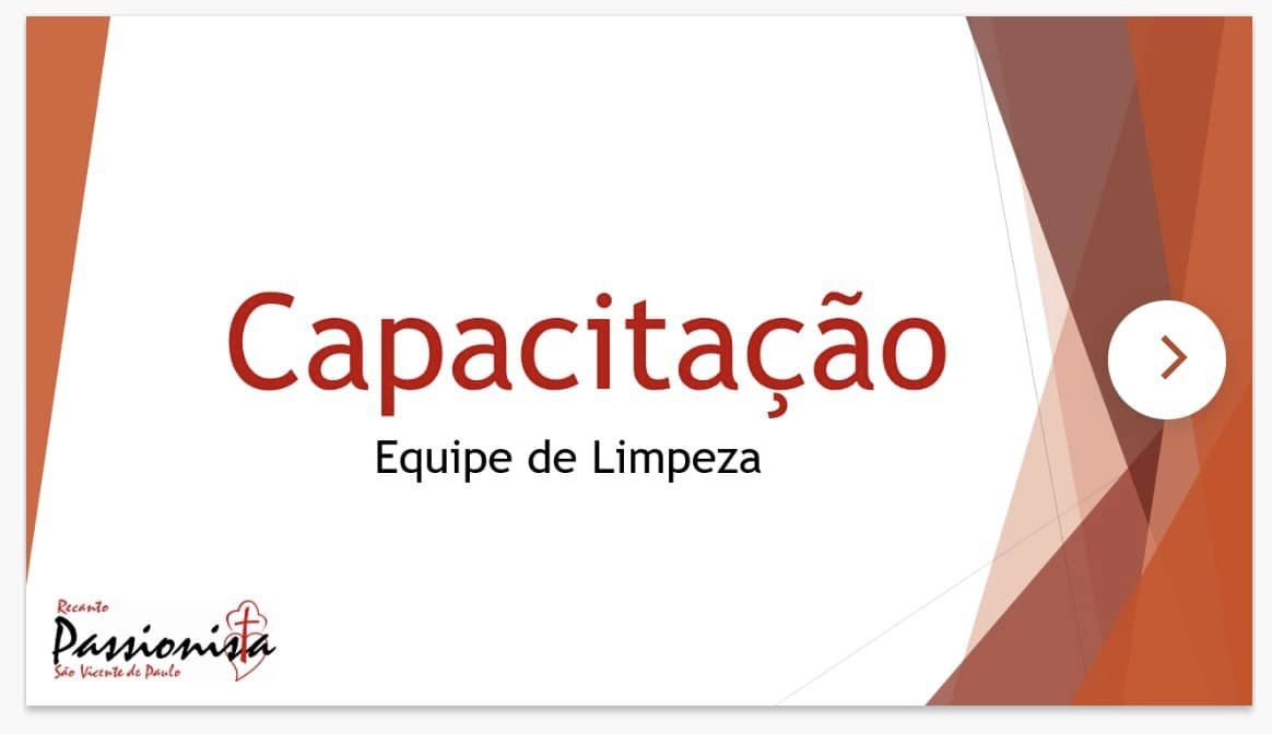 Capacita��o - Equipe de Limpeza 