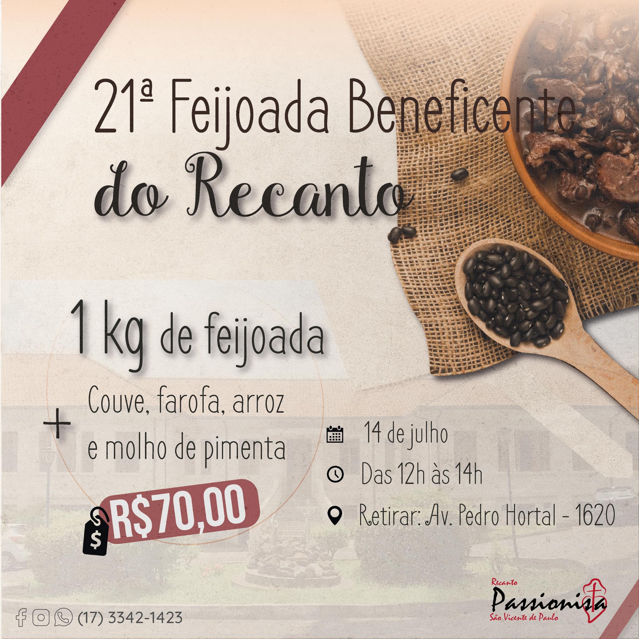 21� Feijoada Beneficente do Recanto 