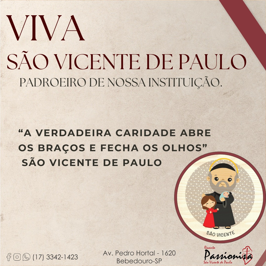 Dia do nosso Padroeiro 