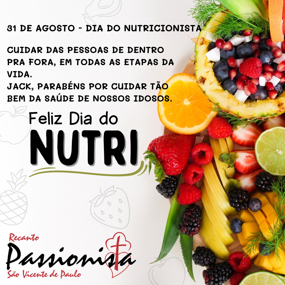 31/08 - Dia do Nutricionista 