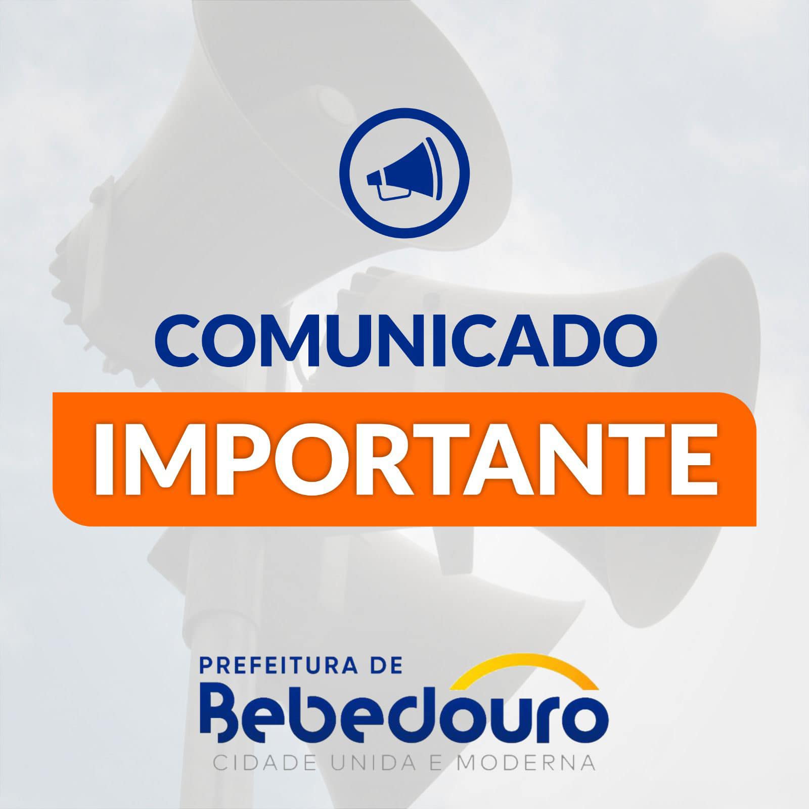Comunicado importante! 