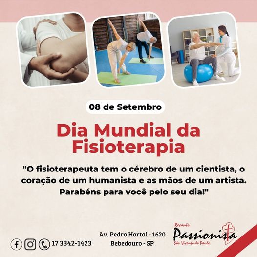 08/09 - Dia Mundial da Fisioterapia 