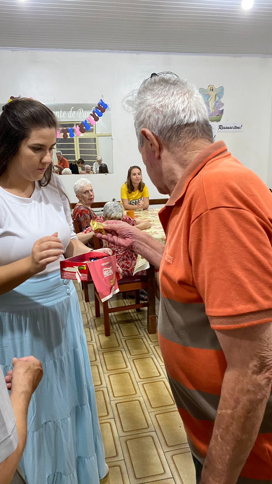 A doce P�scoa aqui no Recanto 